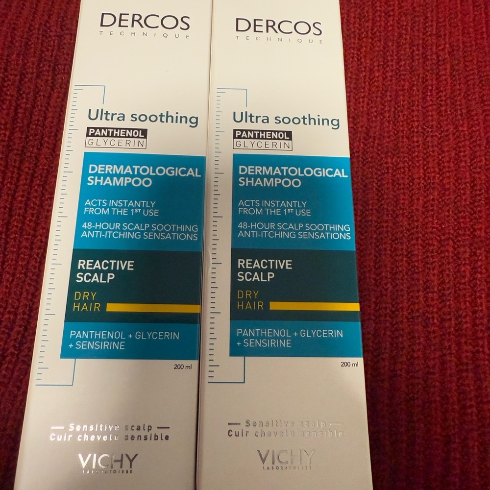 Dercos Ultra Soothing Shampoo for Dry Hair - set of 2